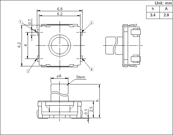  SKRAALE010規格圖紙